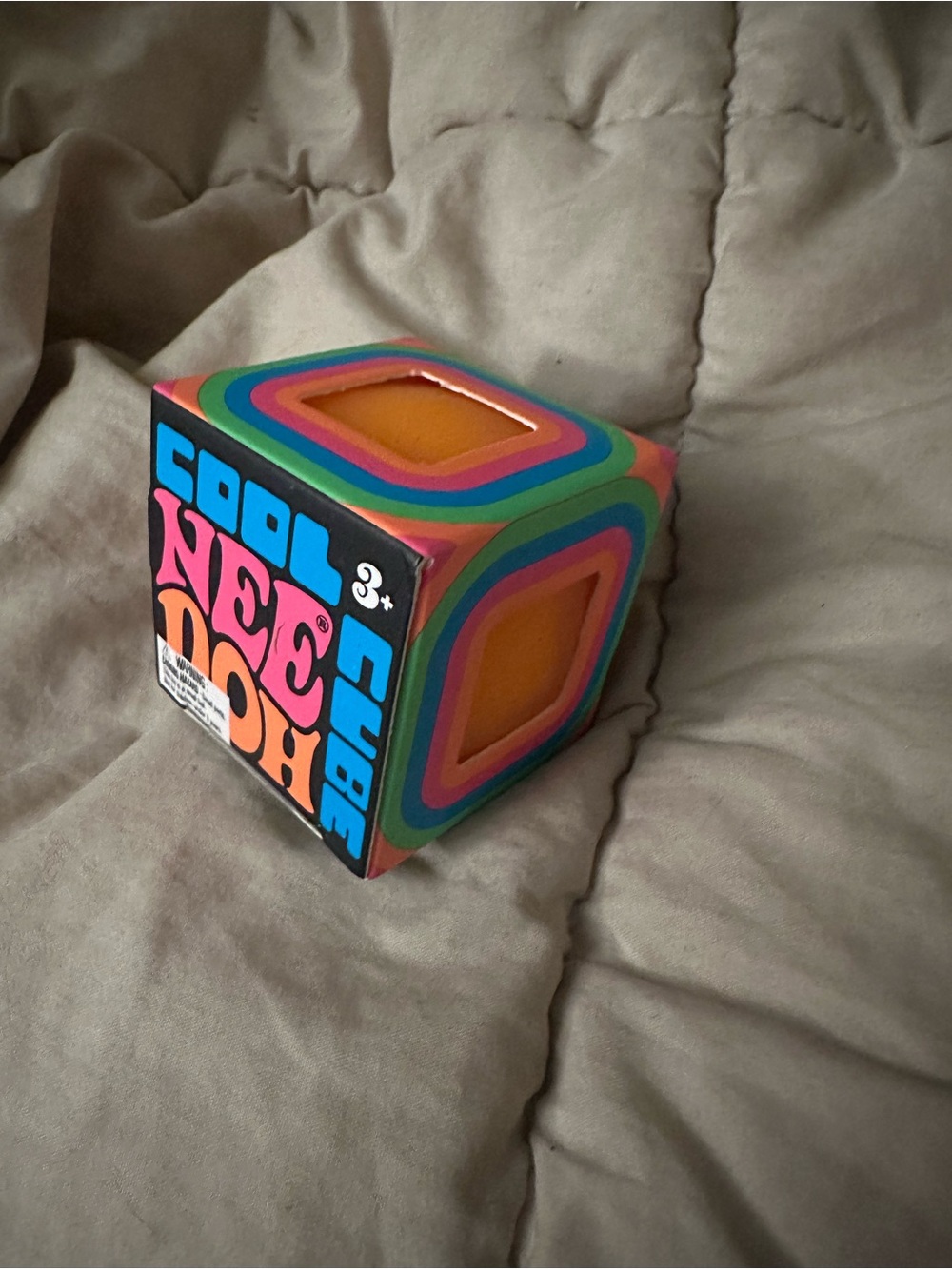 NeeDoh Cool Cube - Orange